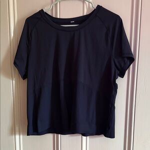 Lululemon Women's Blue Short Sleeve Top
